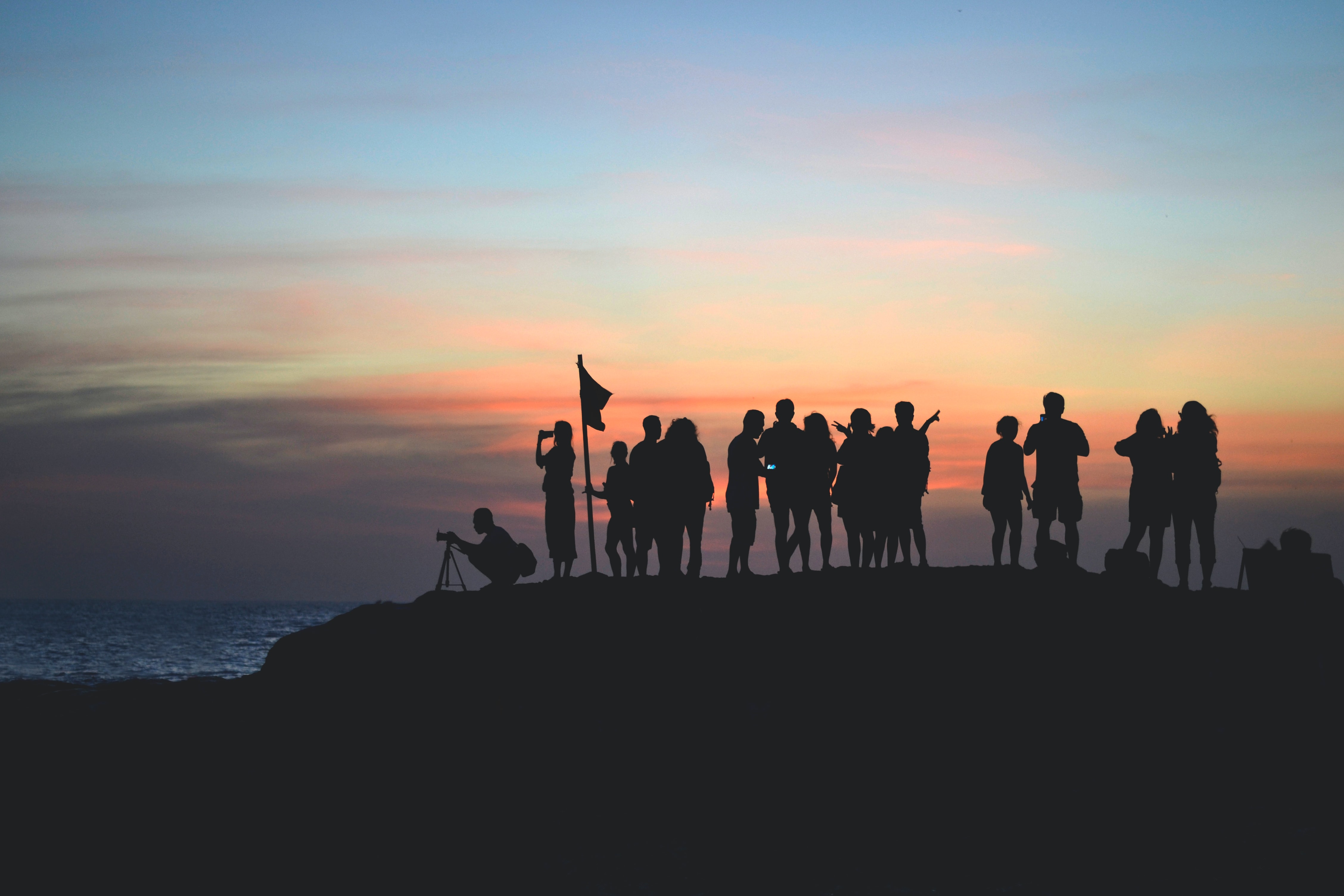 Blog on Cliff sunset